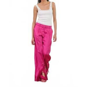 NEW AJE. insight deconstructed pant in pink